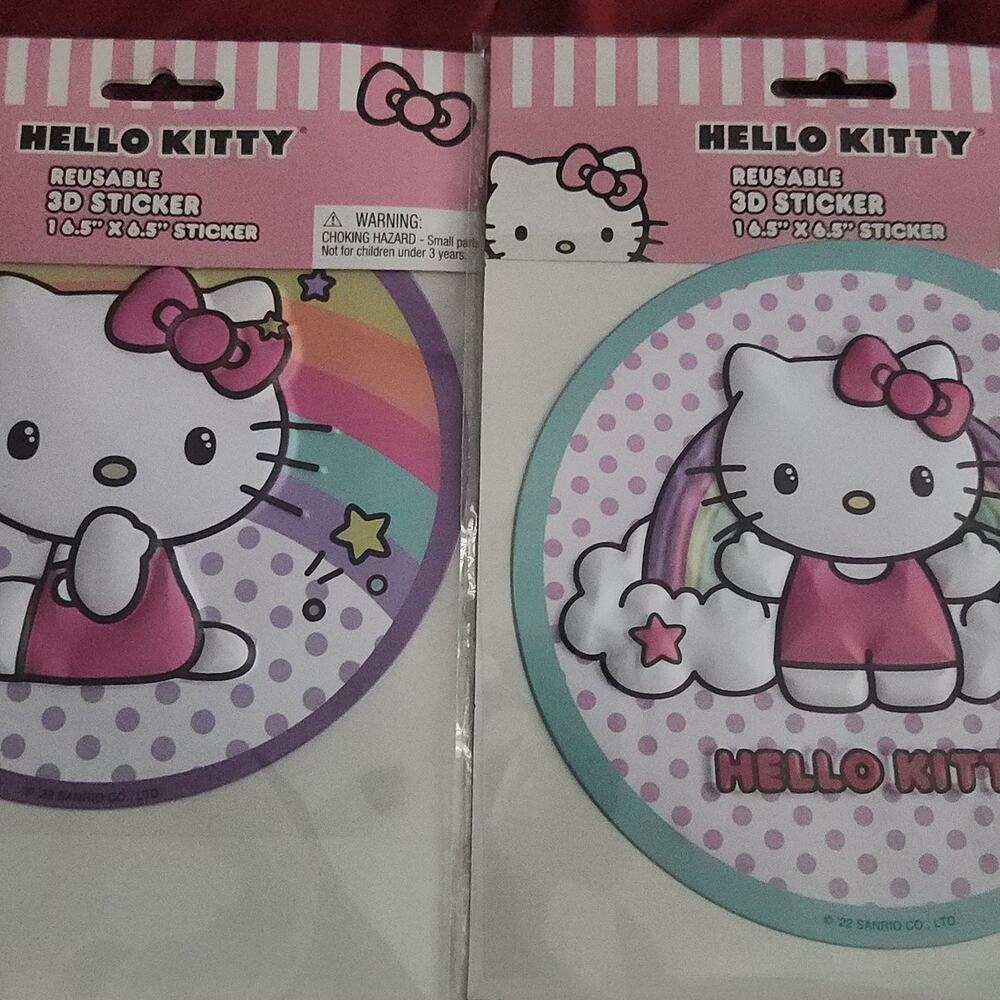 hello kitty reusable 3D STICKER